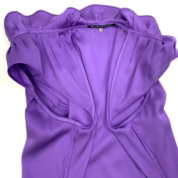 Elie Tahari Silk Emory Ruffle Collar Blouse Size XS - Picture 15 of 16
